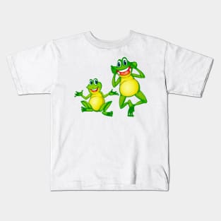 2 Funny frog, graphic style Kids T-Shirt